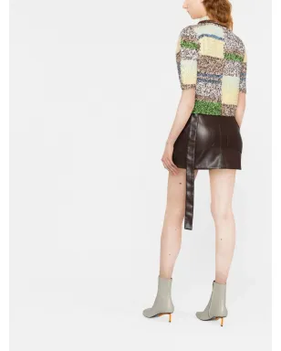 Eckhaus Latta ハイウエストベルト付きミニスカート - サムネイル3