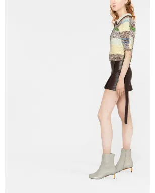 Eckhaus Latta ハイウエストベルト付きミニスカート - サムネイル4
