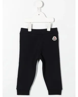 Moncler Enfant ロゴパッチ トラックスーツボトムス - ブルー - サムネイル2