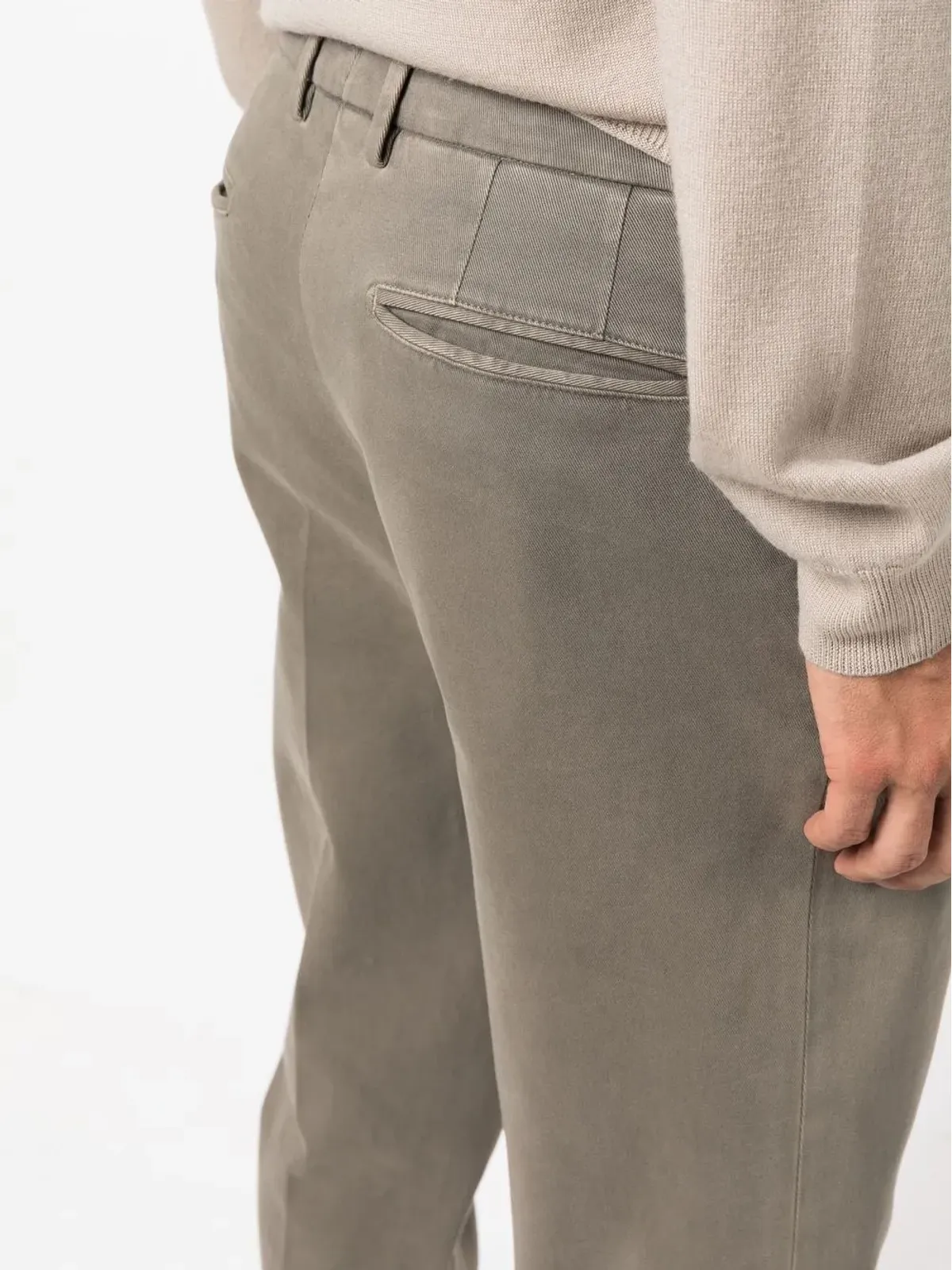 Boglioli ミッドライズストレートレッグパンツ - 画像5