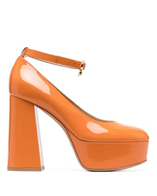 Gianvito Rossi ハイシャイン仕上げ パンプス - オレンジ - サムネイル1