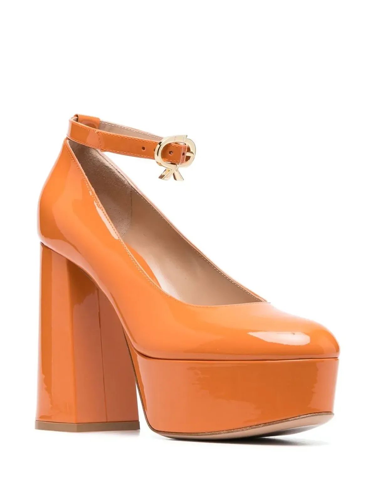 Gianvito Rossi ハイシャイン仕上げ パンプス - オレンジ - 画像2