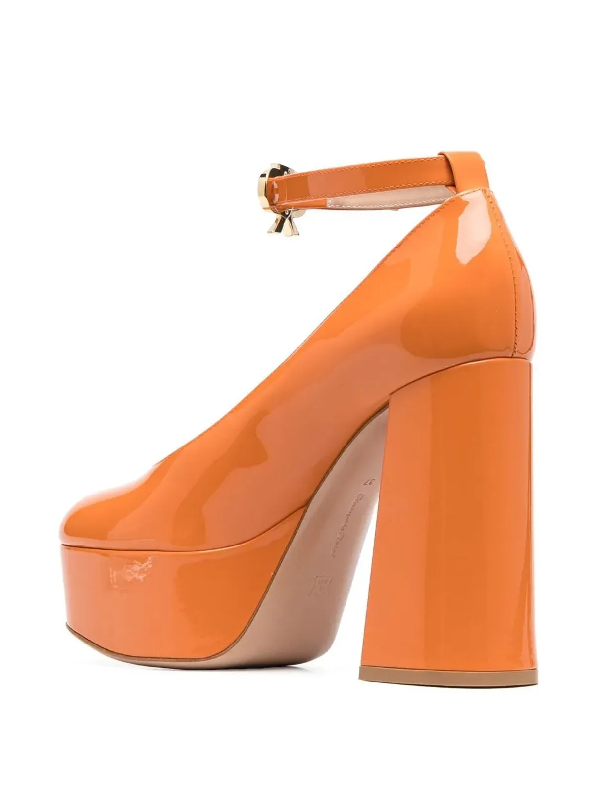 Gianvito Rossi ハイシャイン仕上げ パンプス - オレンジ - 画像3