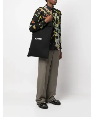 Jil Sander ロゴプリント トートバッグ - サムネイル2