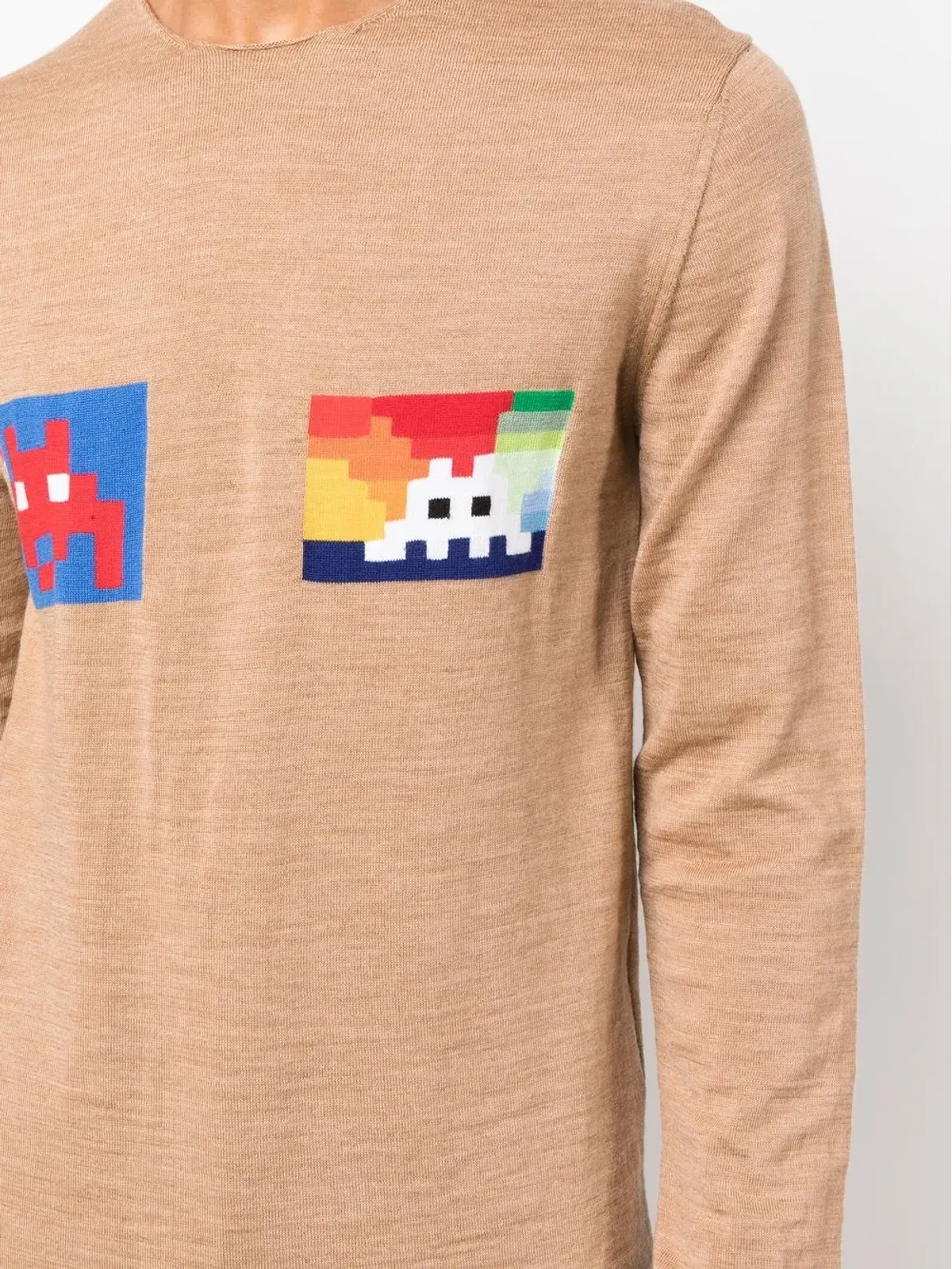 Comme Des Garçons Shirt グラフィックプリント クルーネック ジャンパー - ブラウン - 画像5