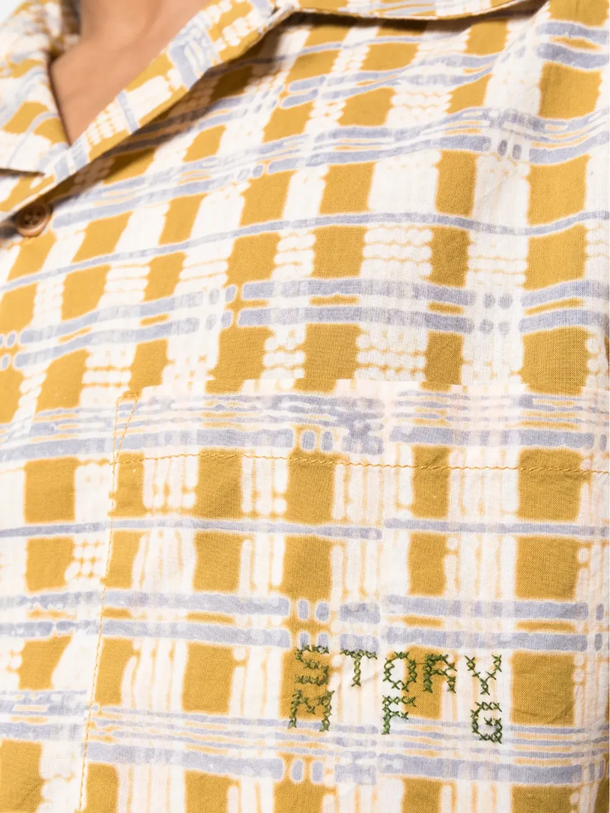 STORY mfg. Shore チェック柄コットンシャツ - 画像5