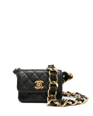 CHANEL ビンテージ 1992 CC Turn-lock ミニバッグ - ホワイト - サムネイル1