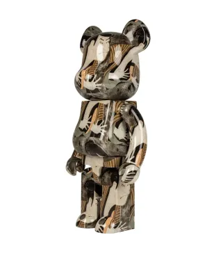 MEDICOM TOY BE@RBRICK 400% フィギュア × Toshusai Sharaku Sansei Otanioniji no Ya ブラック - サムネイル3