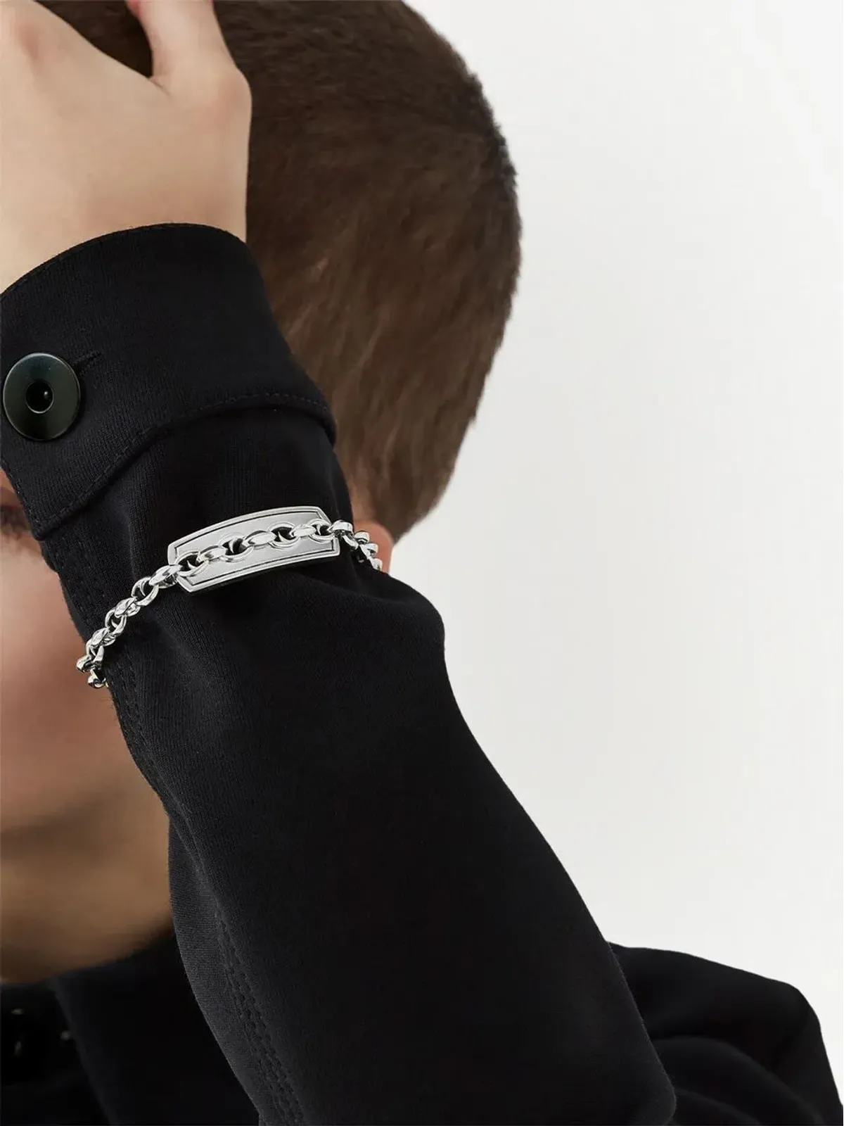 Stephen Webster polished-plaque detail bracelet - Silver - 画像2