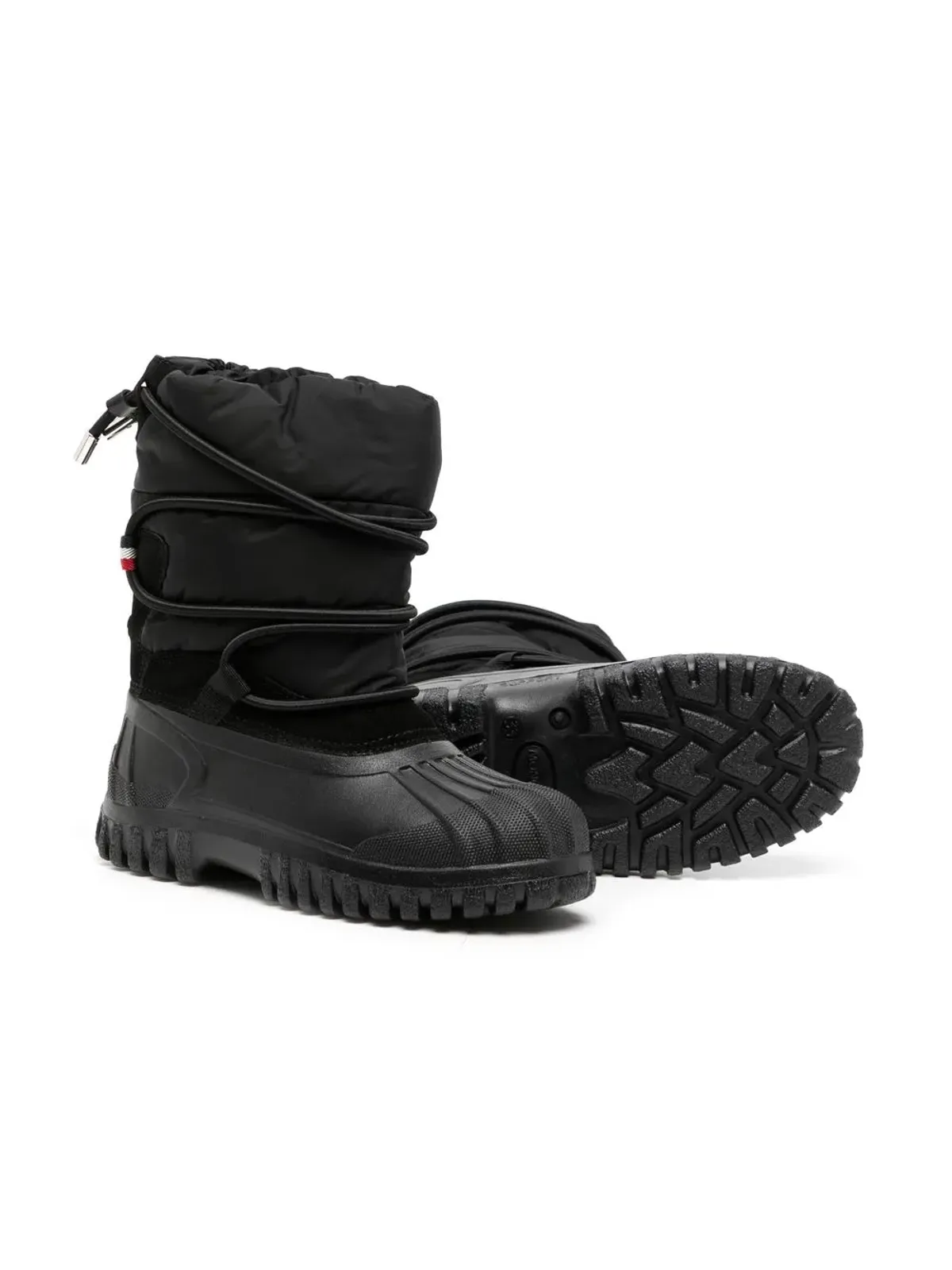 Moncler Enfant パッド入りスノーブーツ ブラック - 画像2