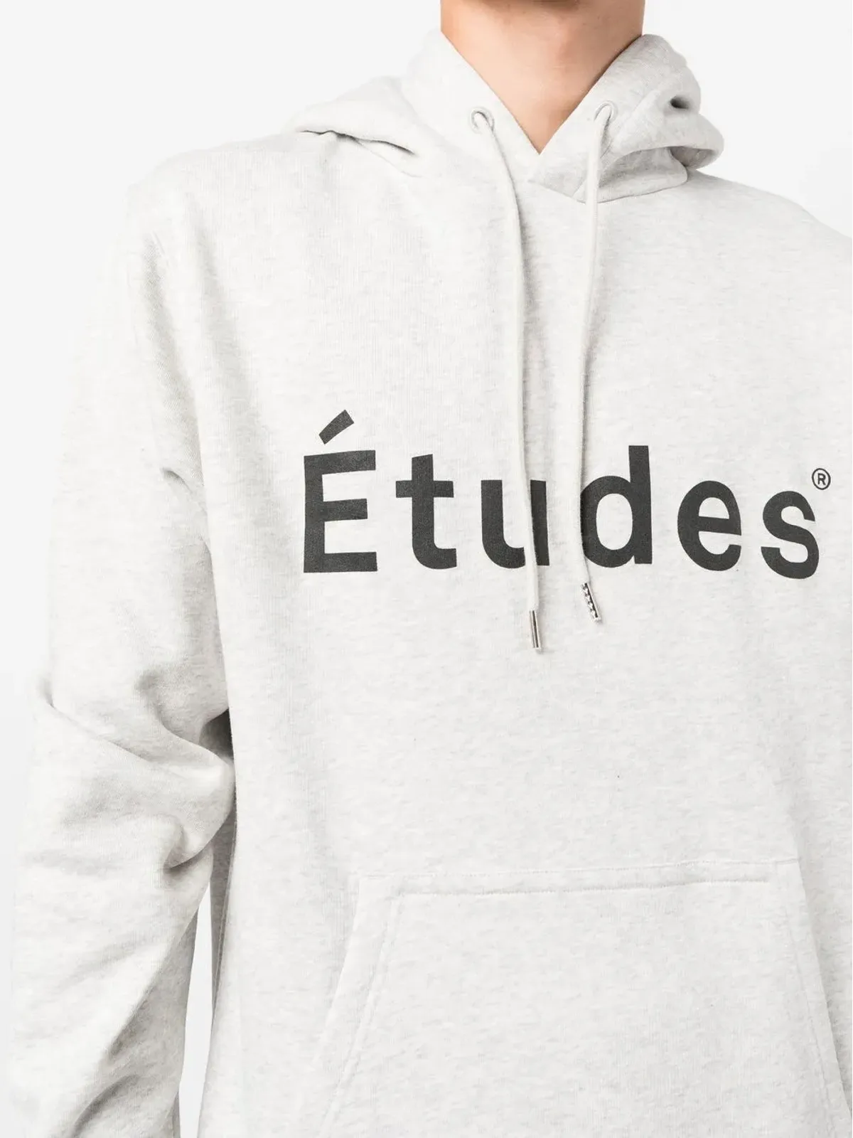 Études Studio ロゴプリントディテールフーディ - 画像5