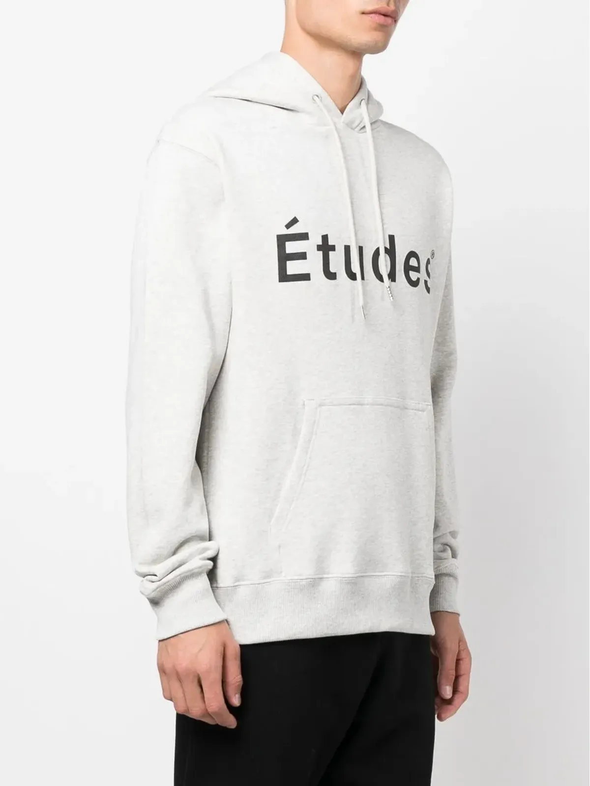 Études Studio ロゴプリントディテールフーディ - 画像3