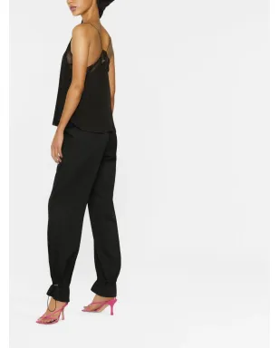 Zadig&Voltaire Christy レーストリム シルクキャミソール - ブラック - サムネイル3