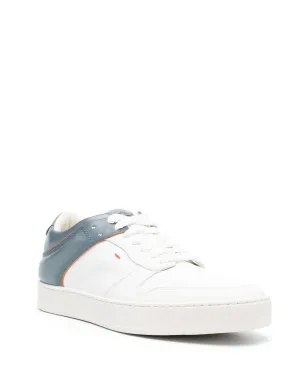 Santoni カラーブロック ローカットスニーカー（ホワイト） - サムネイル2