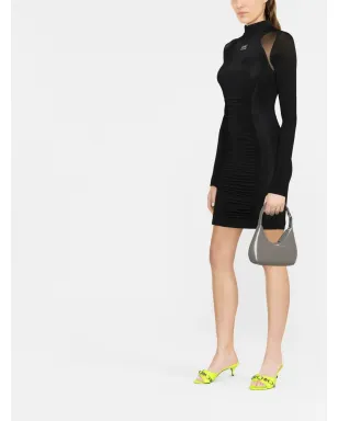 Versace Jeans Couture メッシュパネルミニドレス - サムネイル3