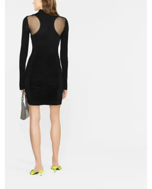 Versace Jeans Couture メッシュパネルミニドレス - サムネイル4