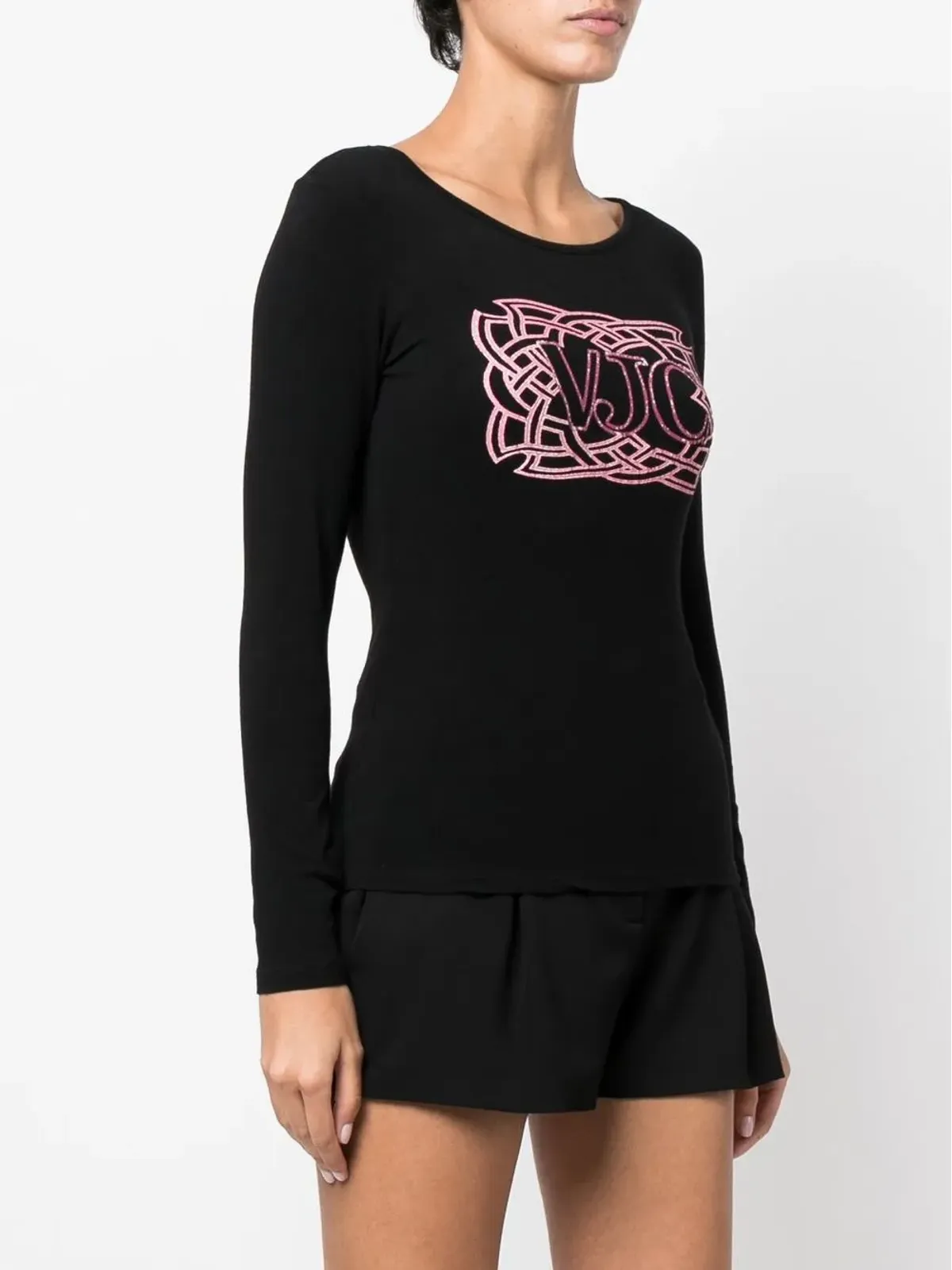 Versace Pre-Owned ロゴプリントTシャツ - 画像3