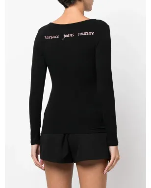 Versace Pre-Owned ロゴプリントTシャツ - サムネイル4