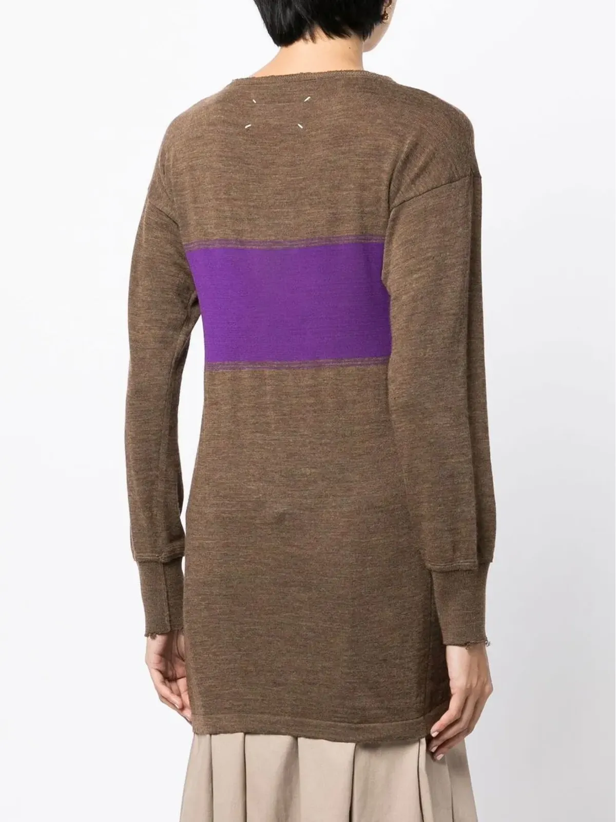 Maison Margiela パネル付きラウンドネック ジャンパー - 画像3