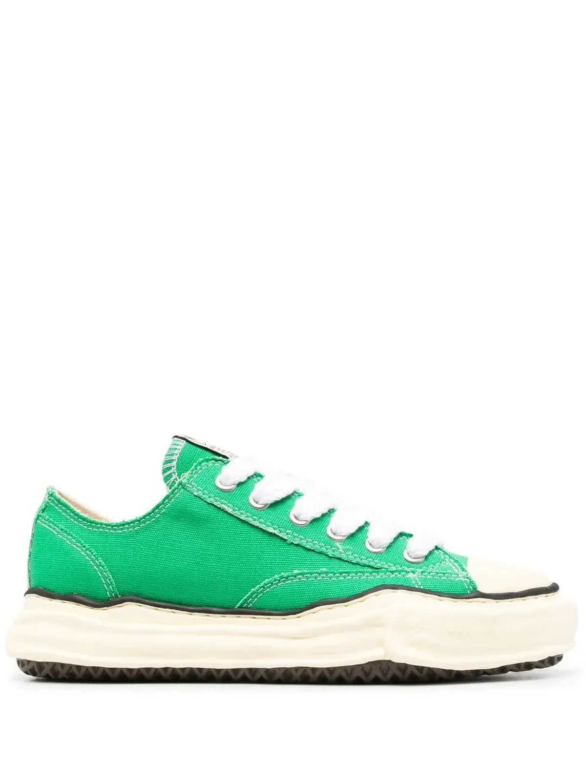Maison MIHARA YASUHIRO Peterson Original Sole コットンキャンバス トレーナー - グリーン - 画像1