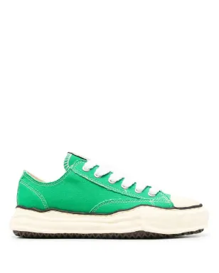 Maison MIHARA YASUHIRO Peterson Original Sole コットンキャンバス トレーナー - グリーン - サムネイル1