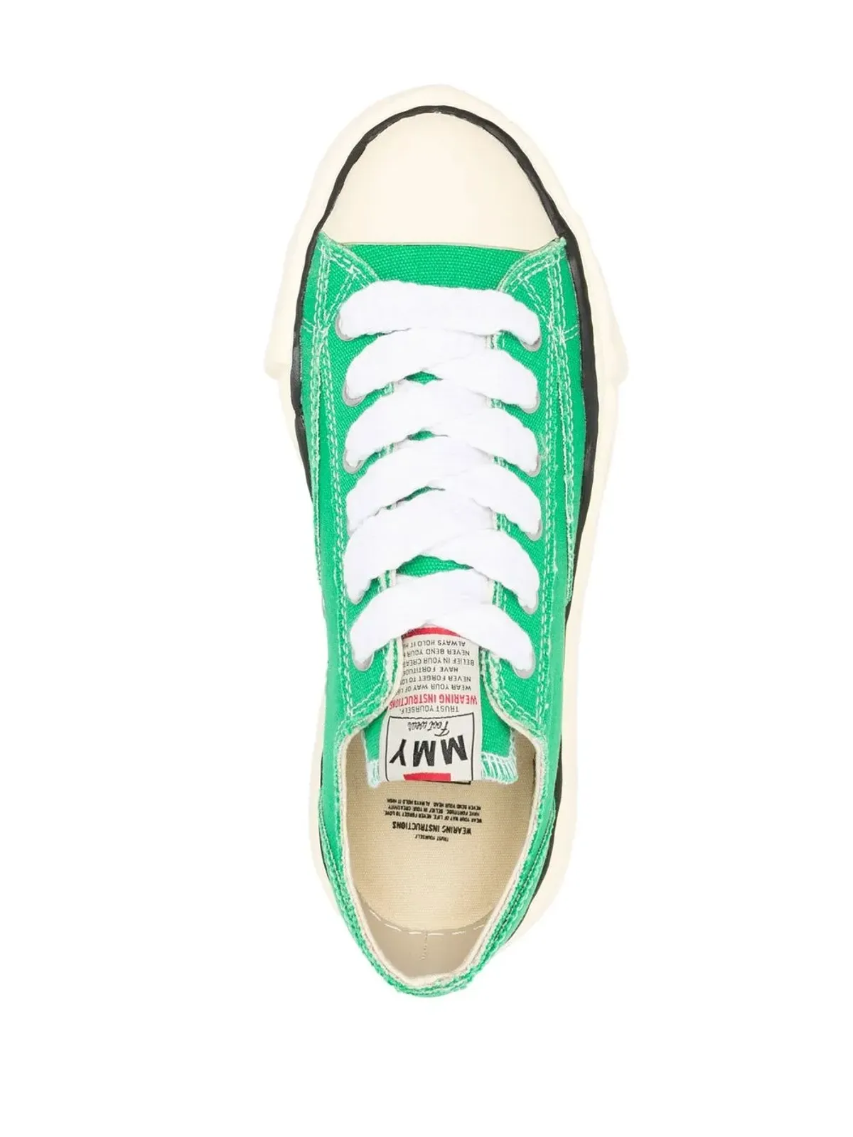 Maison MIHARA YASUHIRO Peterson Original Sole コットンキャンバス トレーナー - グリーン - 画像4