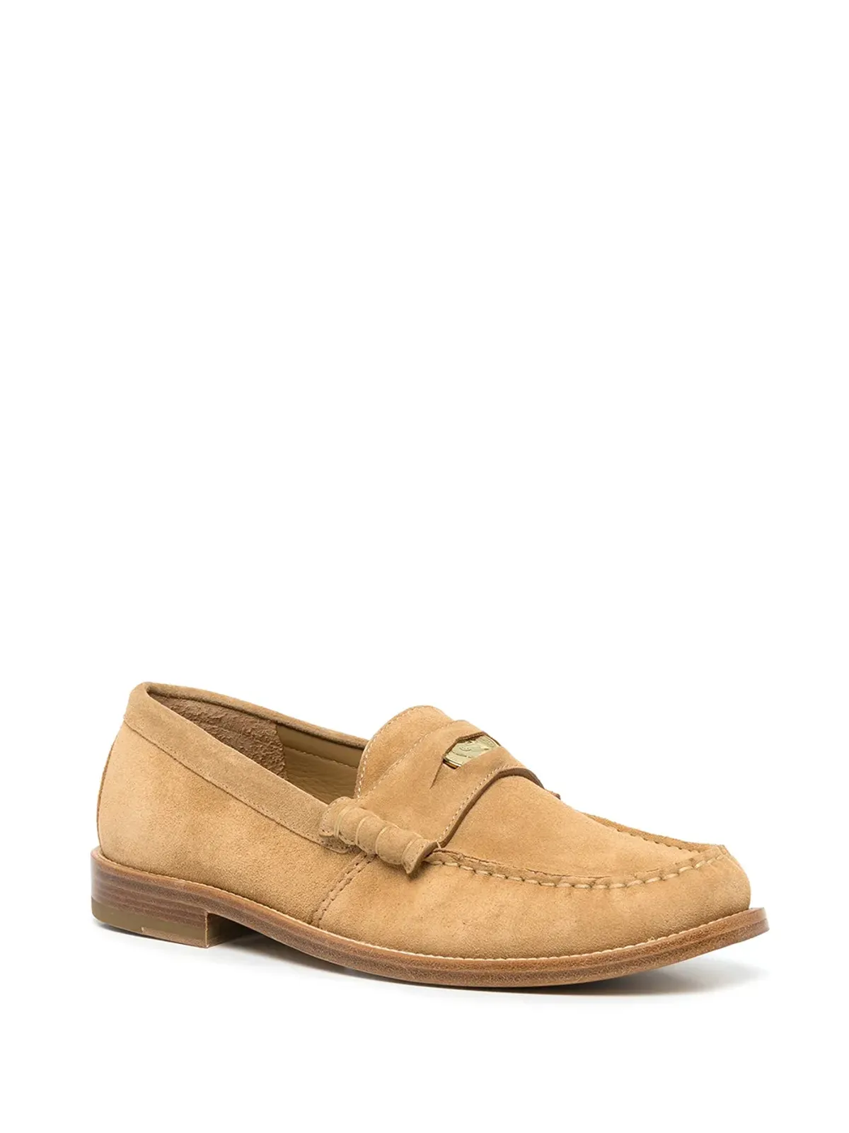 RHUDE suede penny-detail loafers - Brown - 画像2