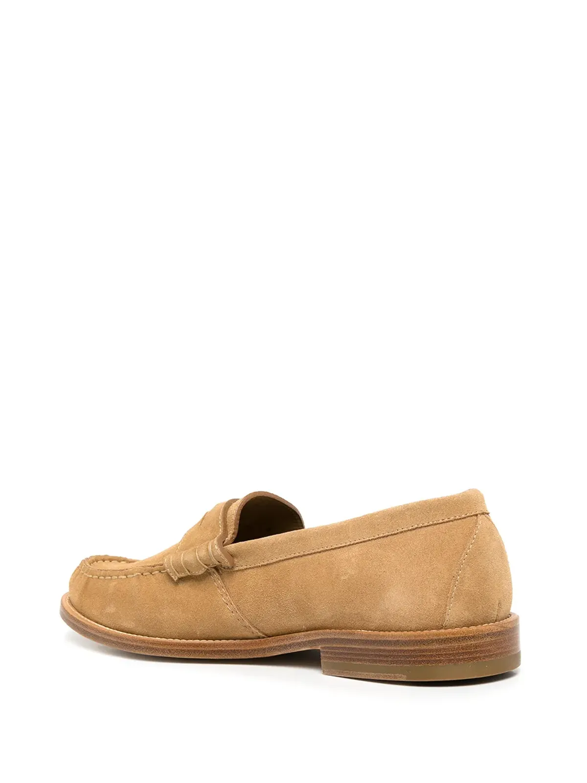 RHUDE suede penny-detail loafers - Brown - 画像3