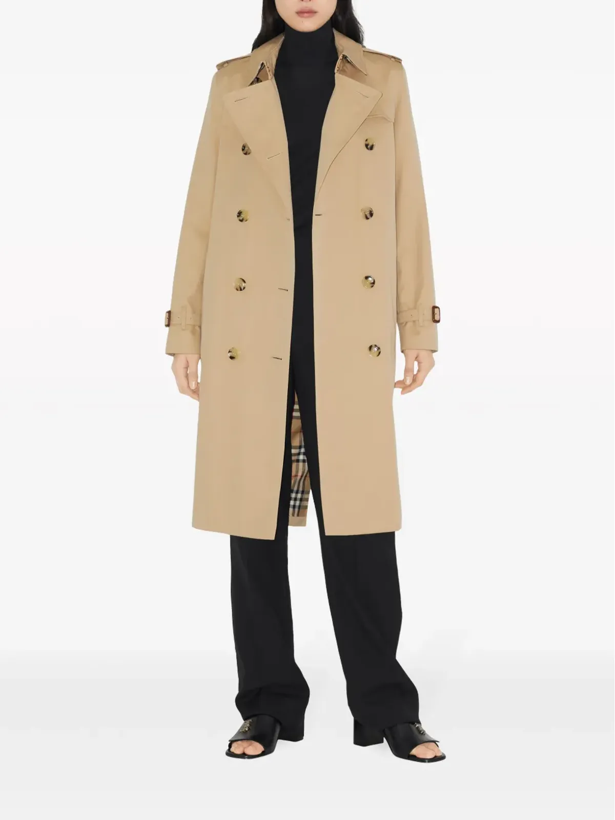Burberry ロング ケンジントン ヘリテージ トレンチコート - 画像2