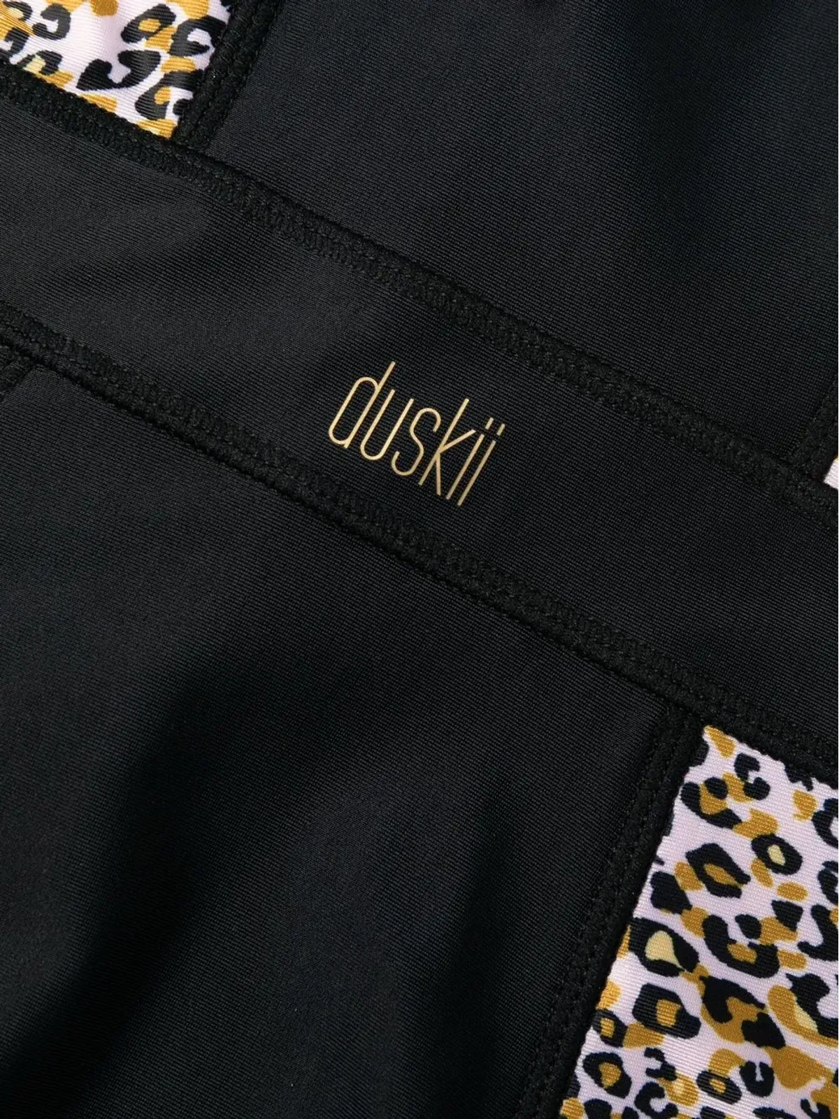 Duskii レオパード柄キャップスリーブ・スプリングスーツ - 画像3