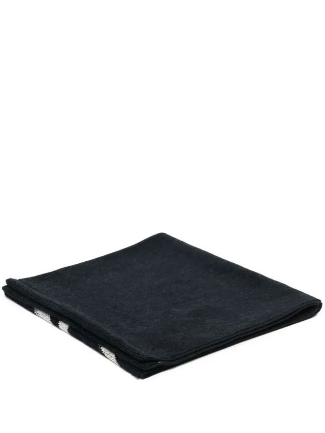 YOHJI YAMAMOTO Yohji Yamamoto インターシャ ロゴ タオルの商品画像