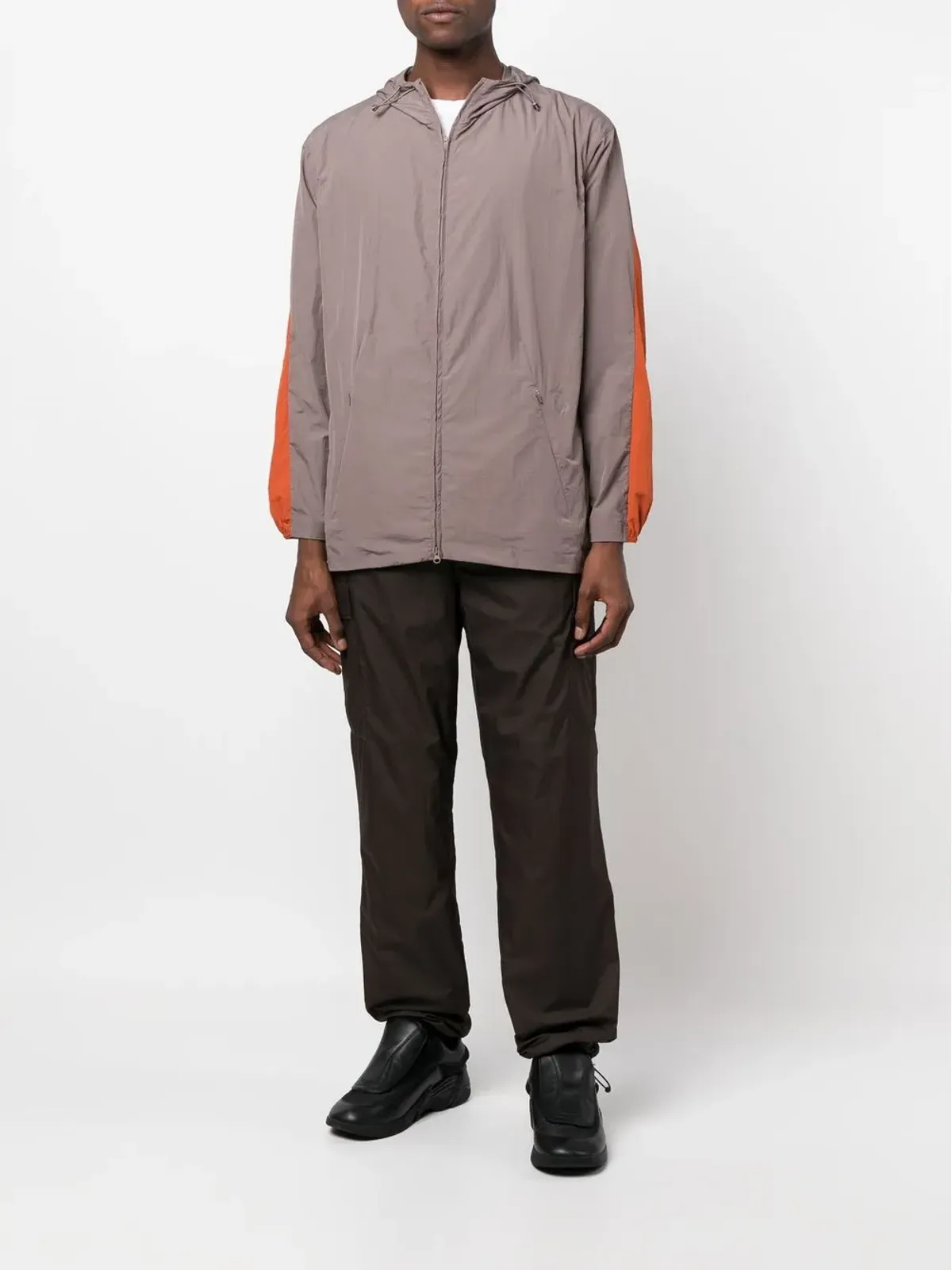Y-3 カラーブロック フード付きジャケット - 画像2