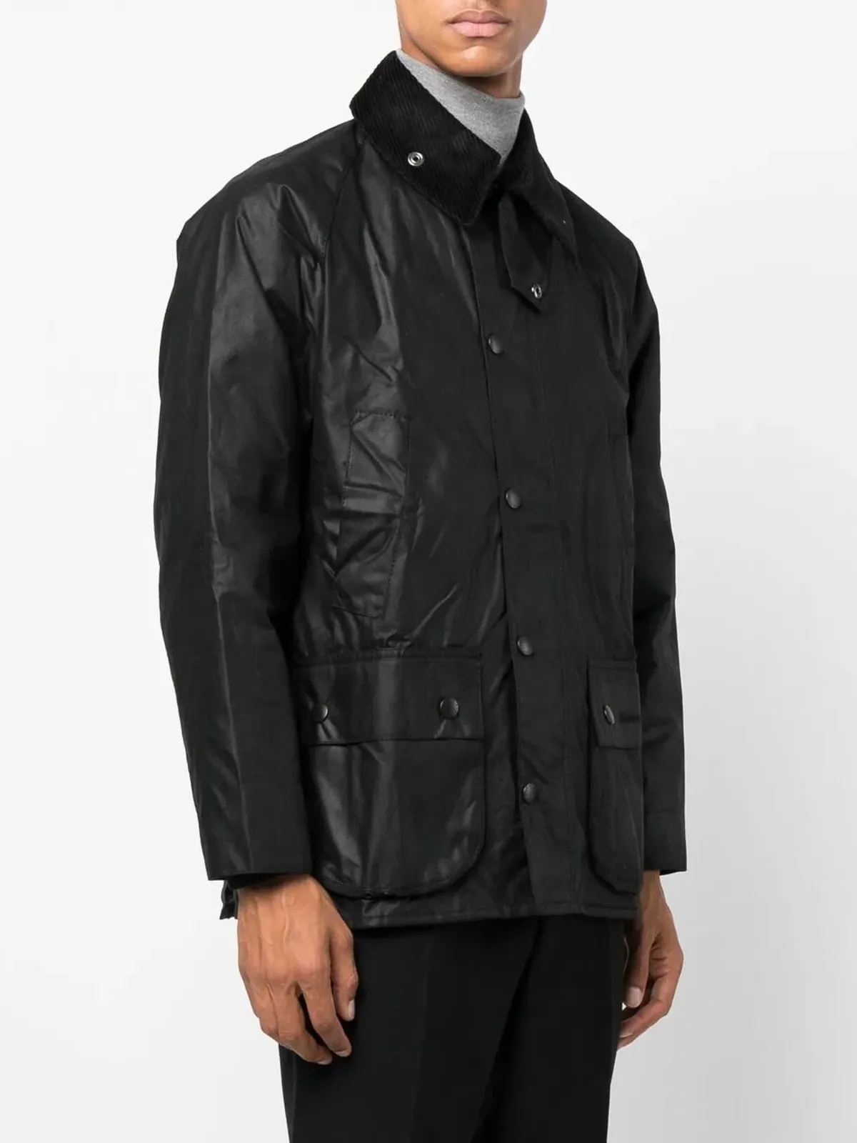 Barbour Bedale ワックスドコットンジャケット - 画像3