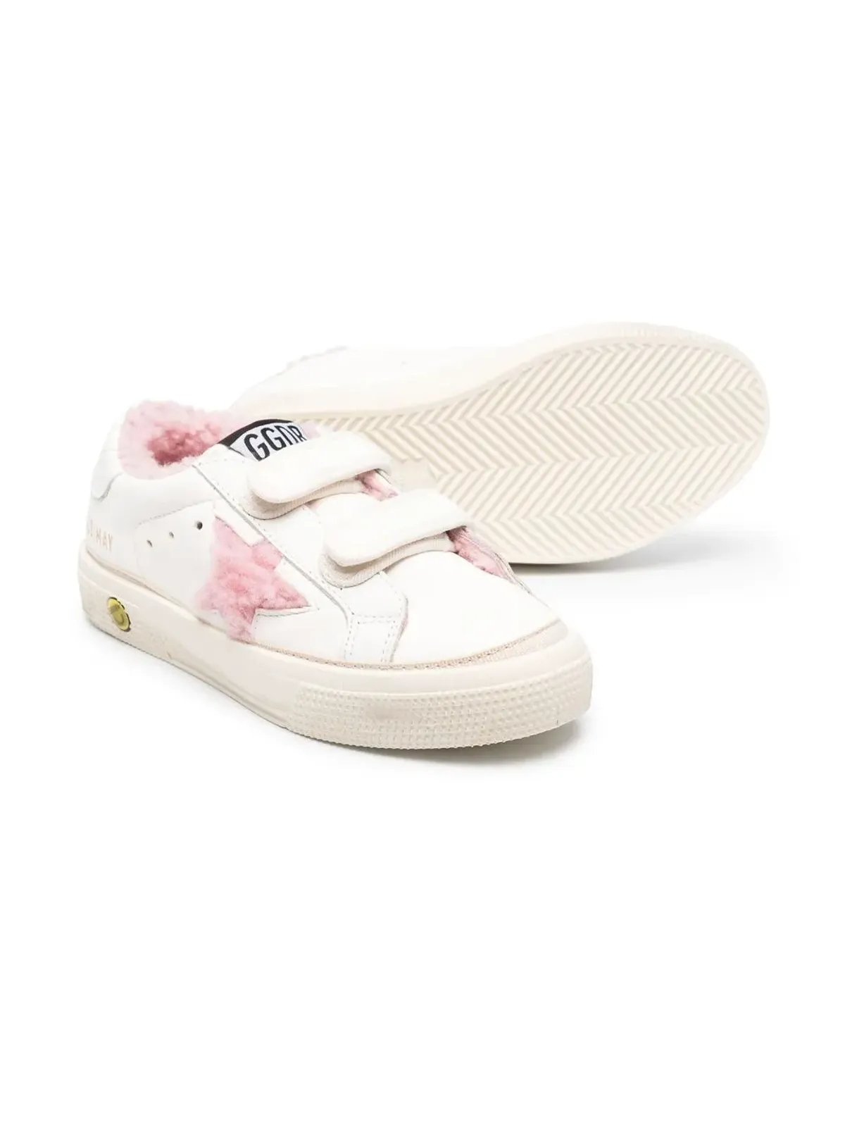 Golden Goose Kids シアーリング・スター・パッチ スニーカー - 画像2
