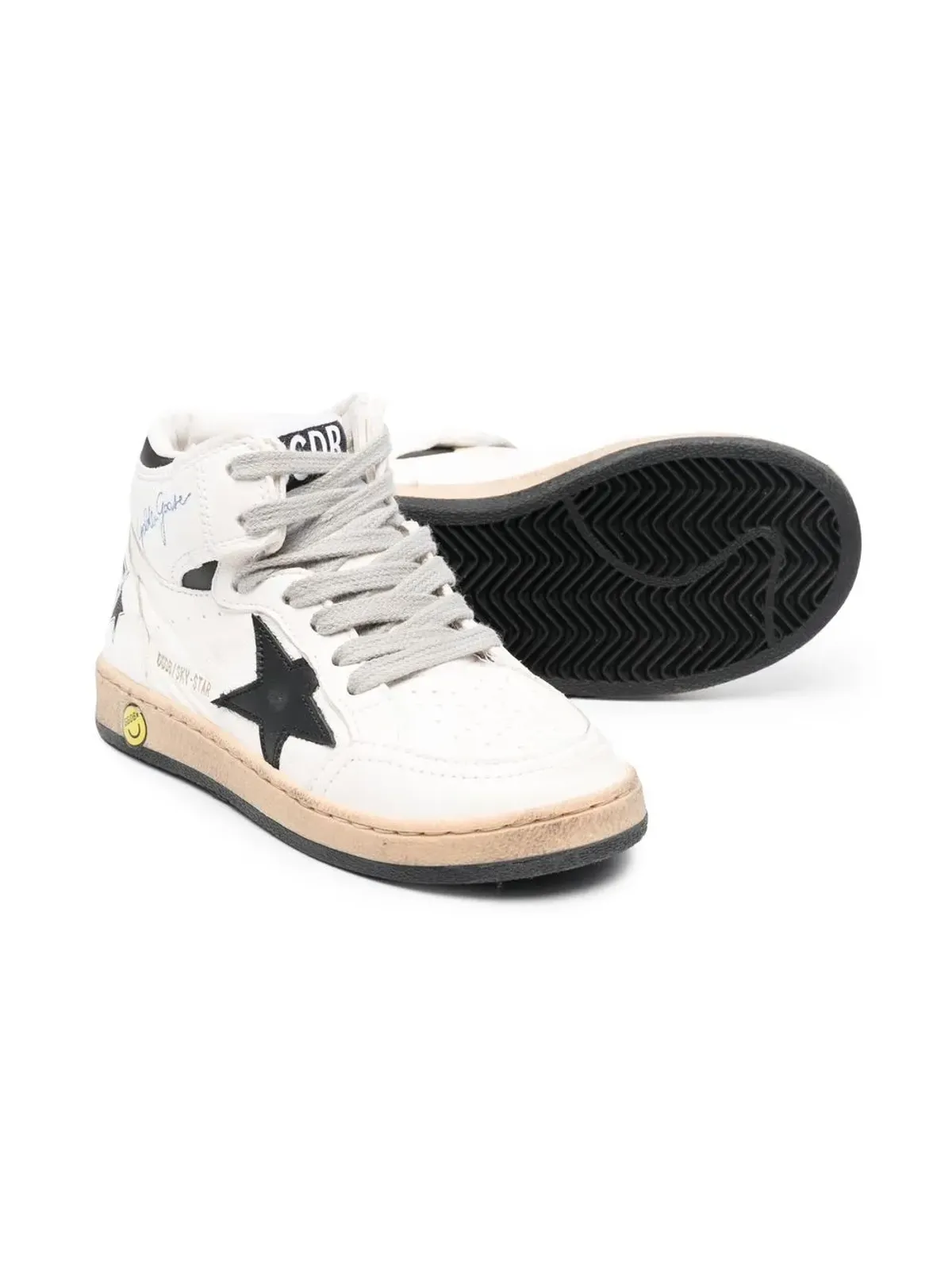 Golden Goose Kids スターパッチスニーカー - 画像2