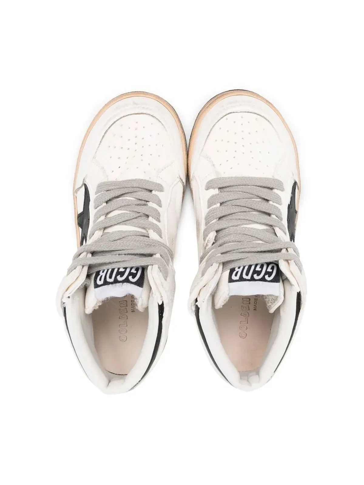 Golden Goose Kids スターパッチスニーカー - 画像3