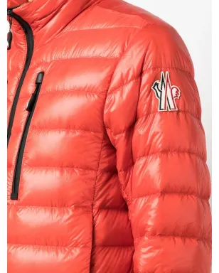 Moncler Grenoble ロゴパッチ付きオレンジのパデッドジャケット - サムネイル5