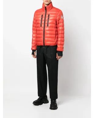 Moncler Grenoble ロゴパッチ付きオレンジのパデッドジャケット - サムネイル2
