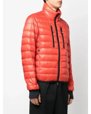 Moncler Grenoble ロゴパッチ付きオレンジのパデッドジャケット - サムネイル3