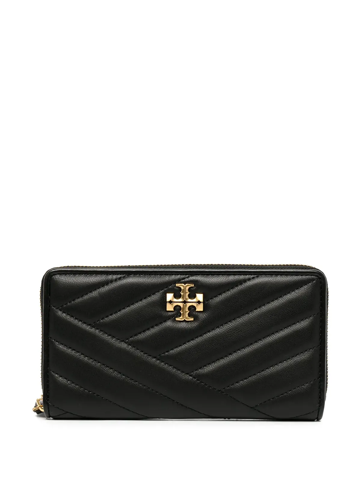 Tory Burch キラ チェヴロン ジップド コンチネンタル ウォレット - 画像1