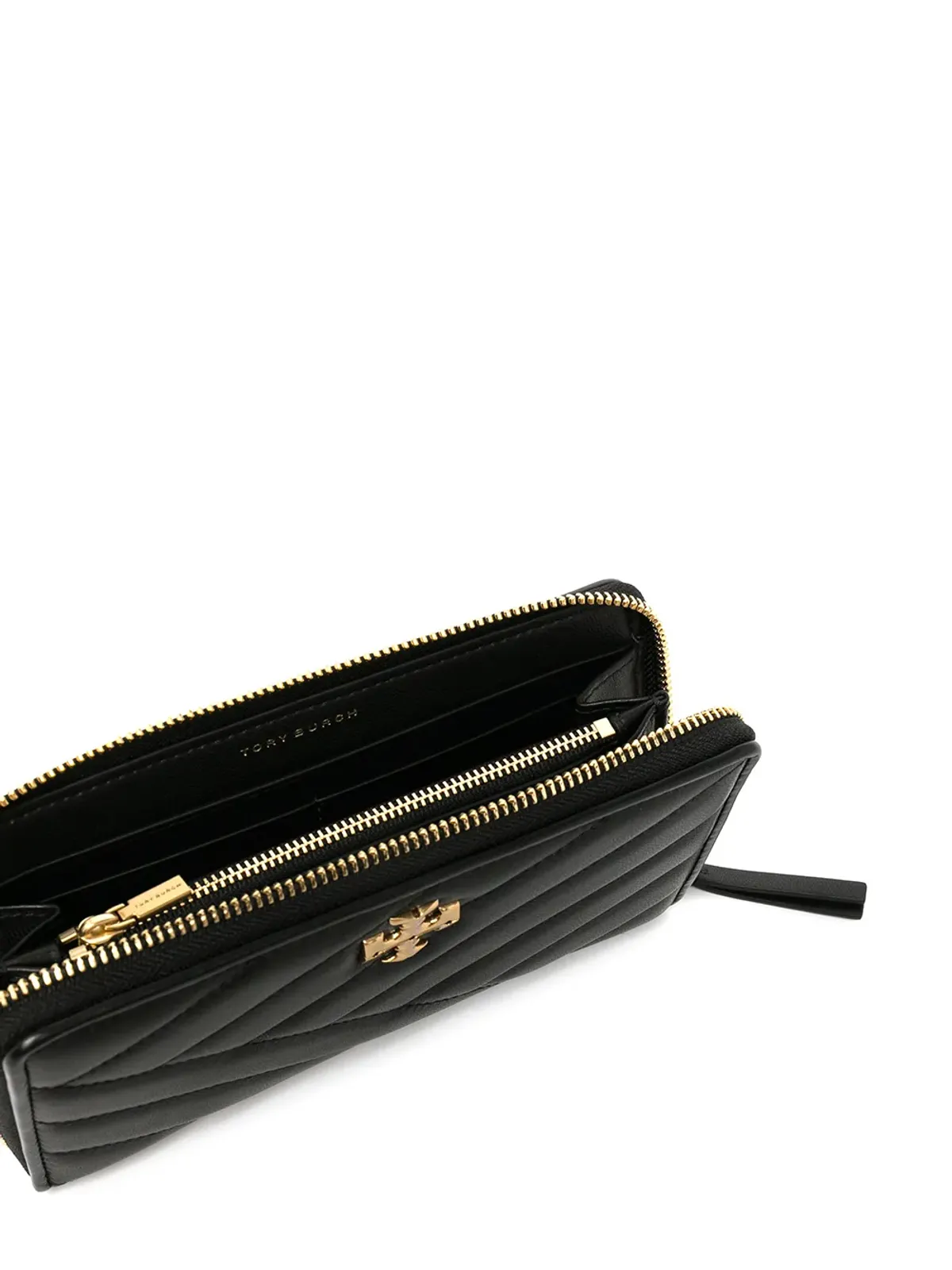 Tory Burch キラ チェヴロン ジップド コンチネンタル ウォレット - 画像3