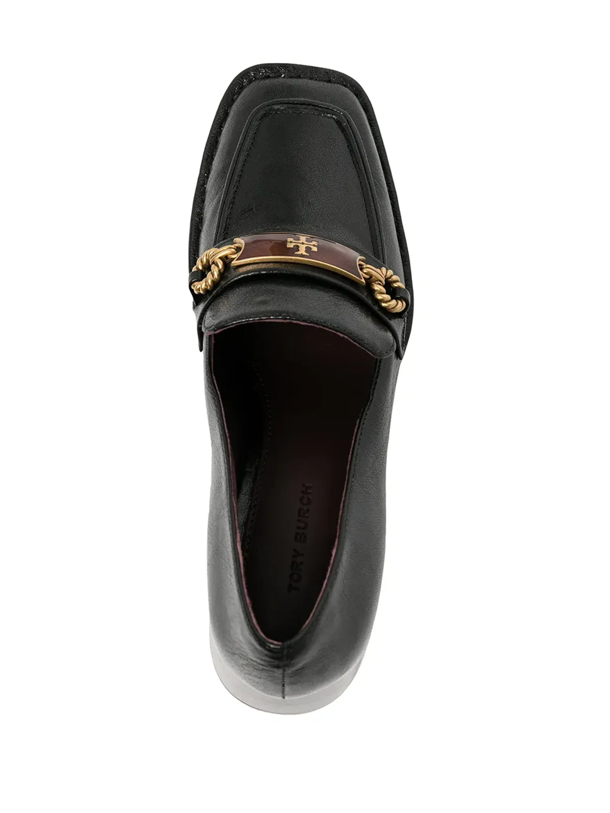 Tory Burch ペリン ヒール付き レザー ローファー - 画像4