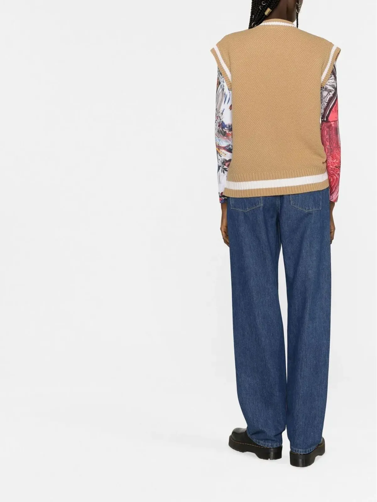Ksubi コントラストトリムディテールベスト - 画像3