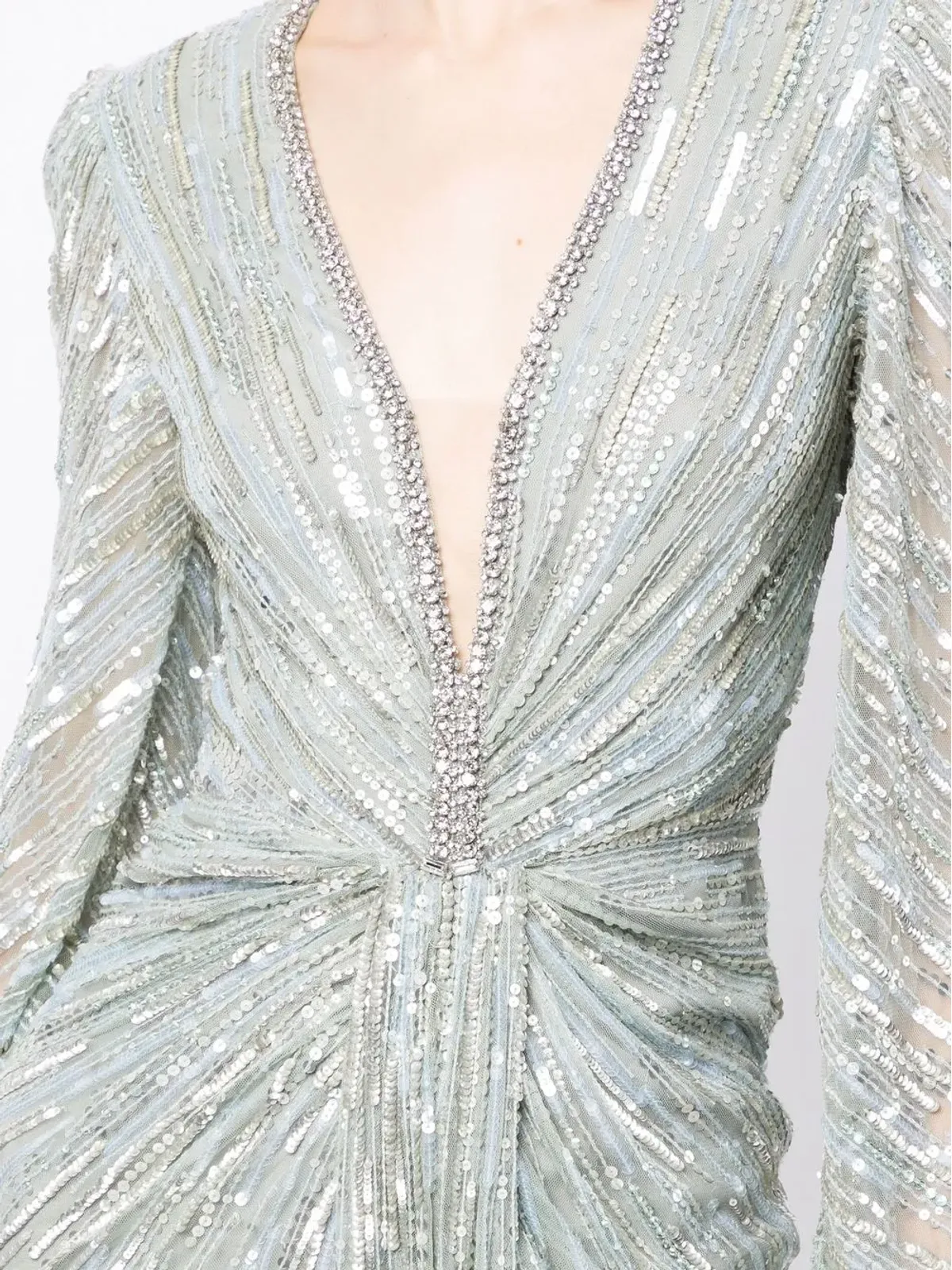 Jenny Packham ダーシー スパンコール装飾ドレス - グリーン - 画像5