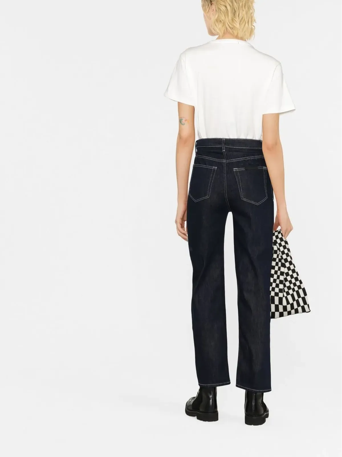 Ksubi Brooklyn Zenith クロップドジーンズ - ブルー - 画像4