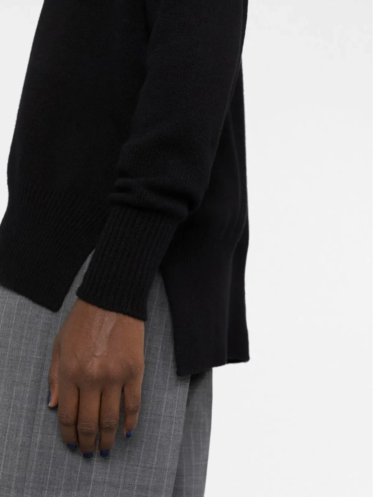 Jil Sander ロングスリーブ カシミヤ ジャンパー - ブラック - 画像3