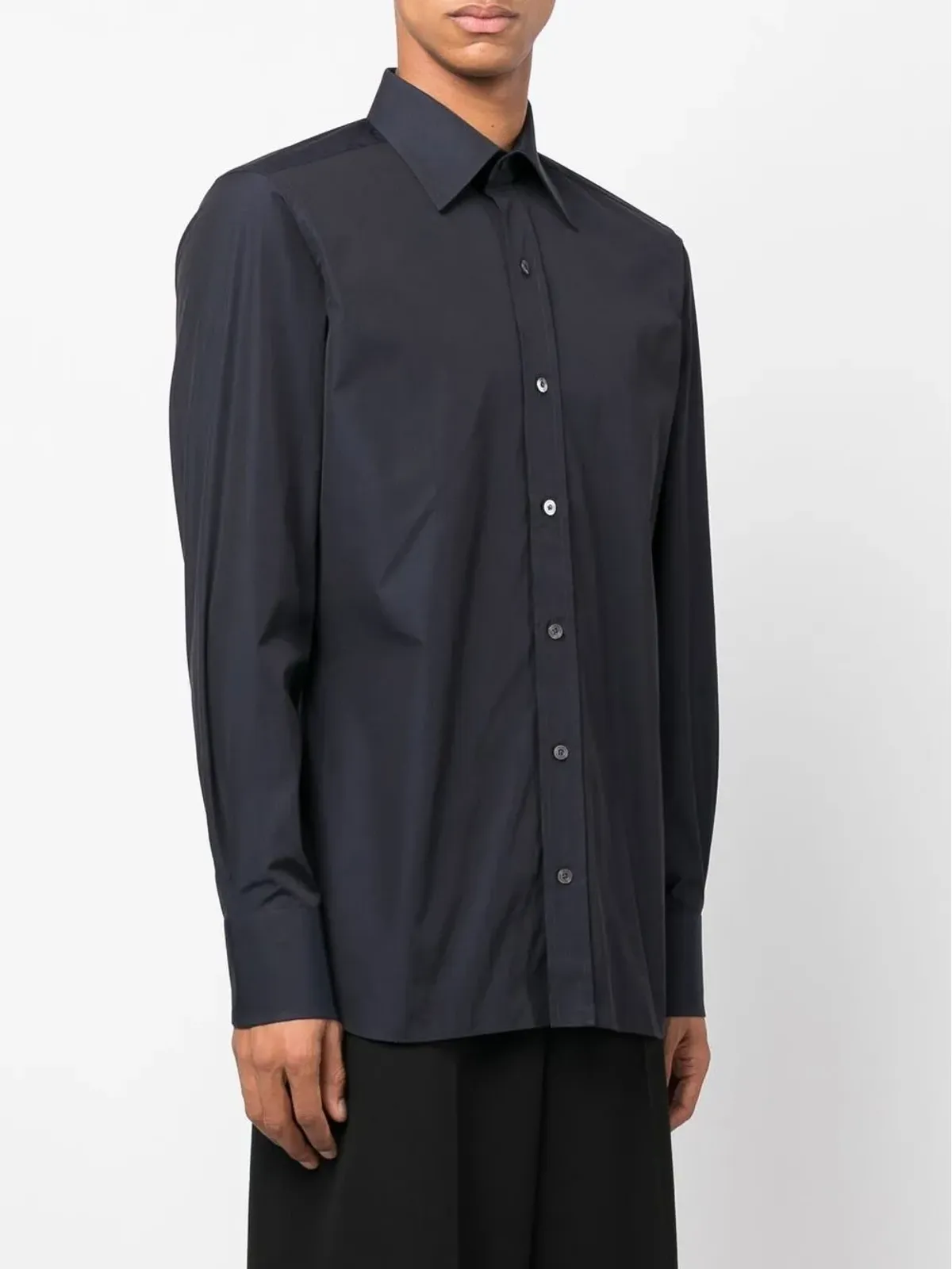 TOM FORD 長袖ポインテッドカラーシャツ - 画像2