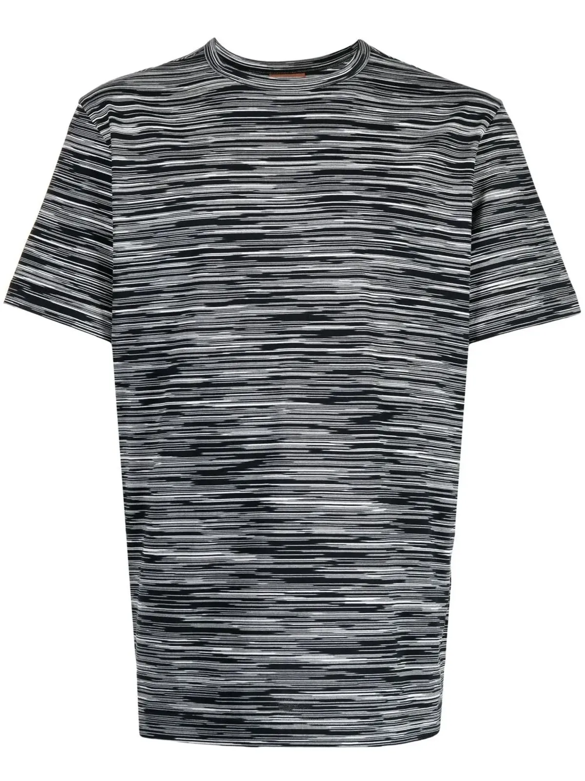 Missoni ストライプ柄半袖Tシャツ ブラック - 画像1