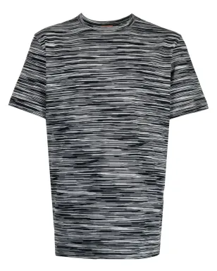 Missoni ストライプ柄半袖Tシャツ ブラック - サムネイル1