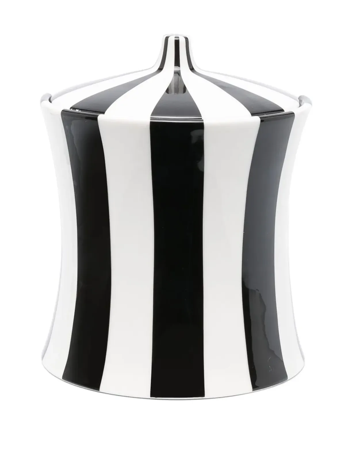 Jonathan Adler 縦縞柄セラミックアイスバケット ブラック - 画像2